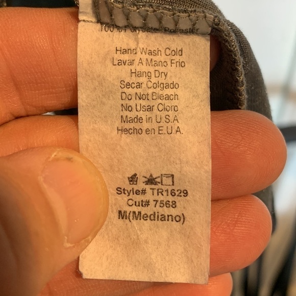 Nwt Mod Ref ice blue crushed velvet tank top - Picture 6 of 6